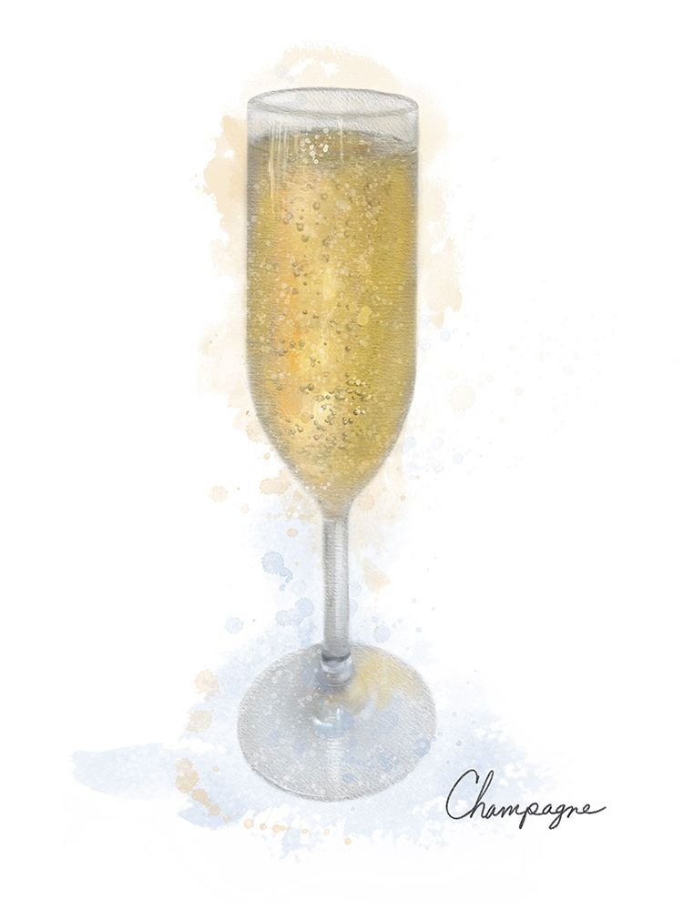Champagne art print by Matthew Piotrowicz for $57.95 CAD