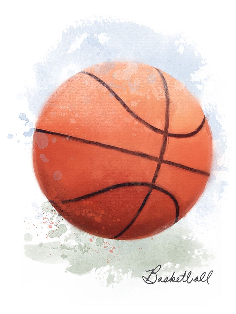 Basketball art print by Matthew Piotrowicz for $57.95 CAD