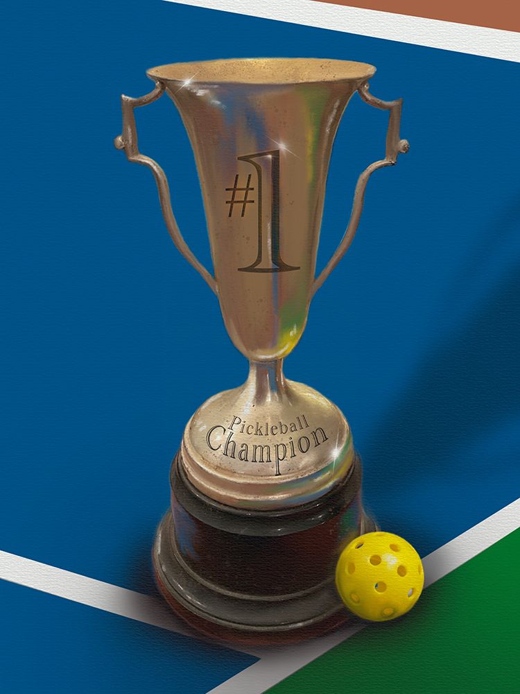 Pickleball Champion Trophy art print by Matthew Piotrowicz for $57.95 CAD