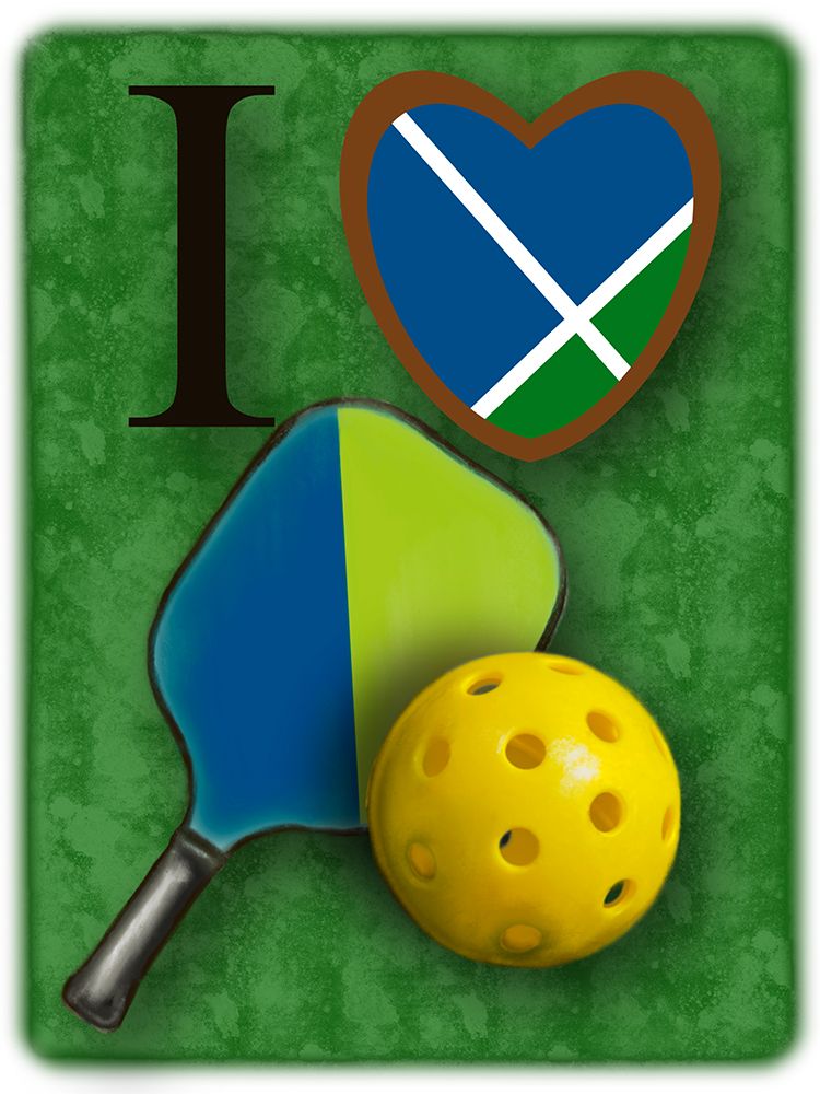 I Love Pickleball 2 art print by Matthew Piotrowicz for $57.95 CAD
