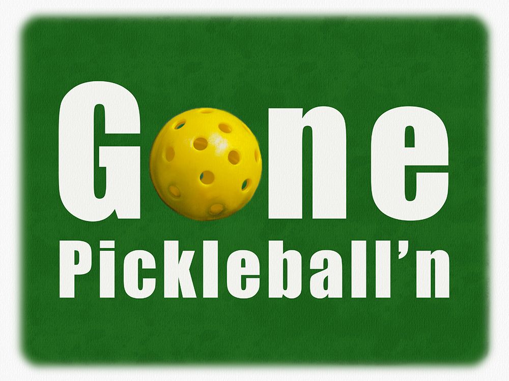 Gone Pickleballn art print by Matthew Piotrowicz for $57.95 CAD