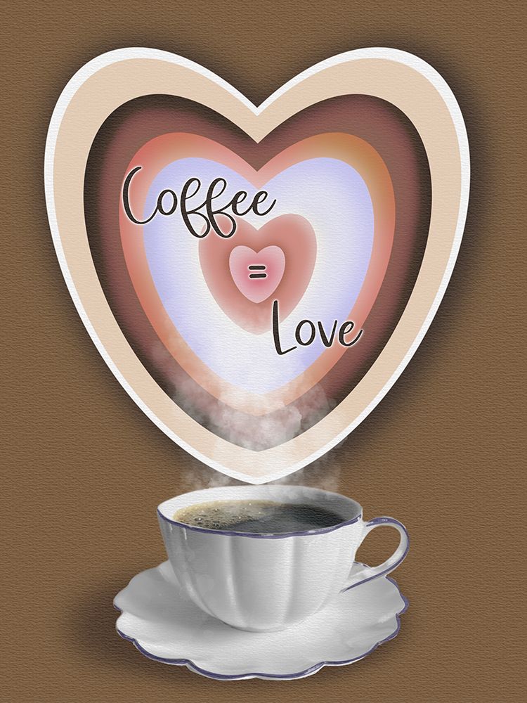 Coffee Equals Love art print by Matthew Piotrowicz for $57.95 CAD
