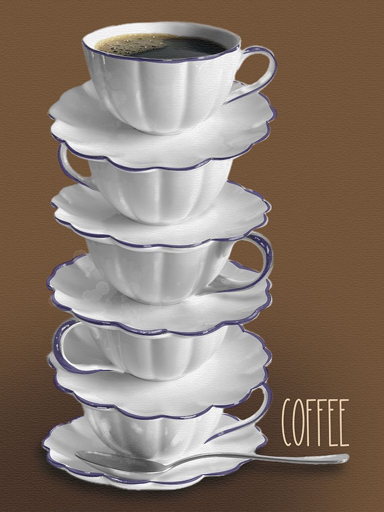 Stacked Coffee art print by Matthew Piotrowicz for $57.95 CAD