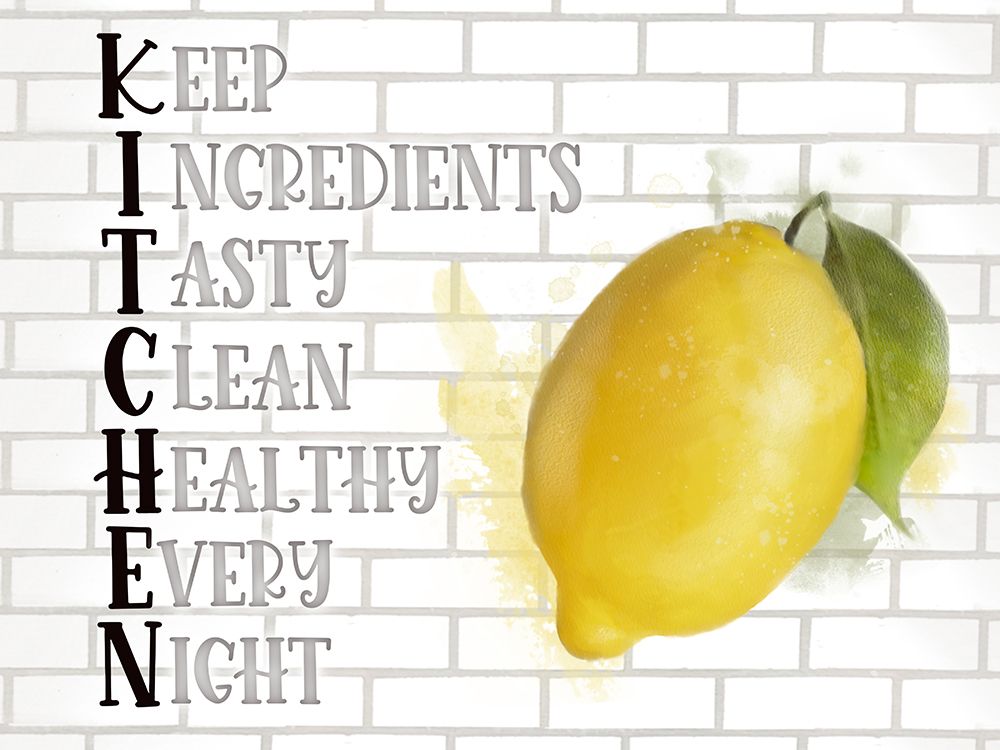 Kitchen Acronym art print by Matthew Piotrowicz for $57.95 CAD