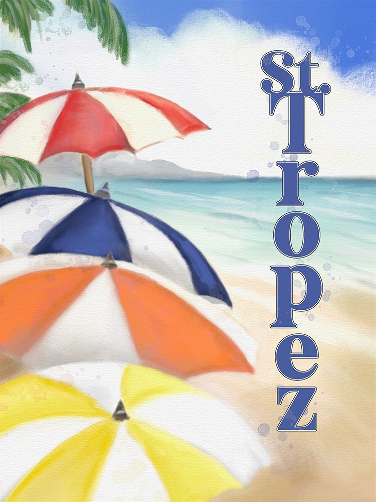 Travel St Tropez art print by Matthew Piotrowicz for $57.95 CAD