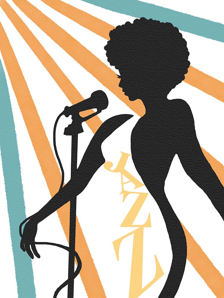 Musical Woman Jazz Spotlight art print by Matthew Piotrowicz for $57.95 CAD