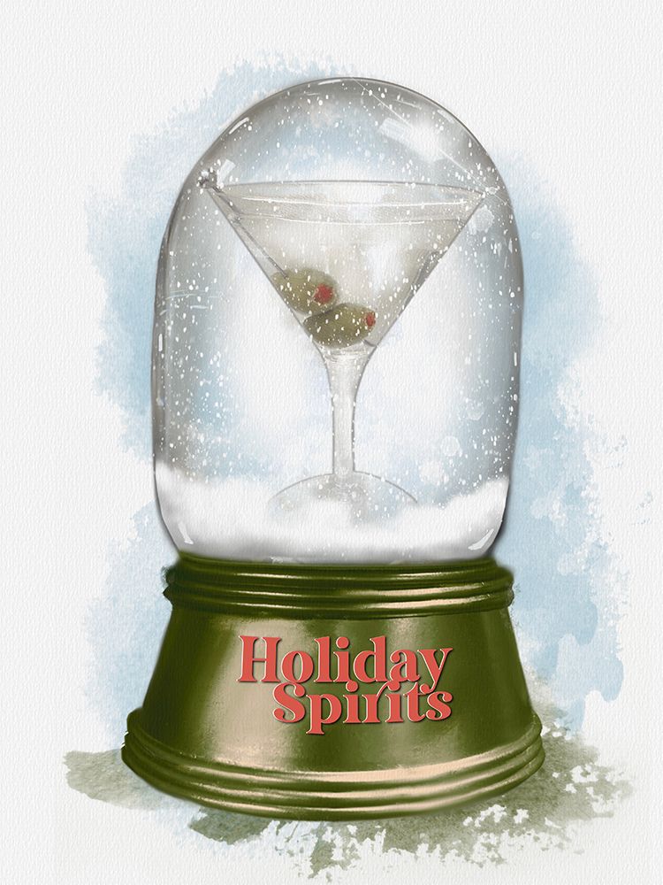 Christmas Cheeky Martini art print by Matthew Piotrowicz for $57.95 CAD
