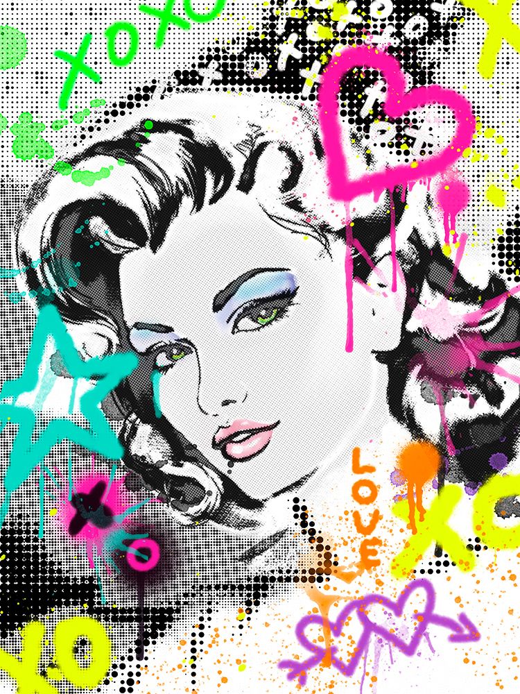 Graffiti Model art print by Matthew Piotrowicz for $57.95 CAD