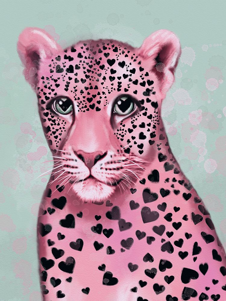 Leopard Heart art print by Matthew Piotrowicz for $57.95 CAD