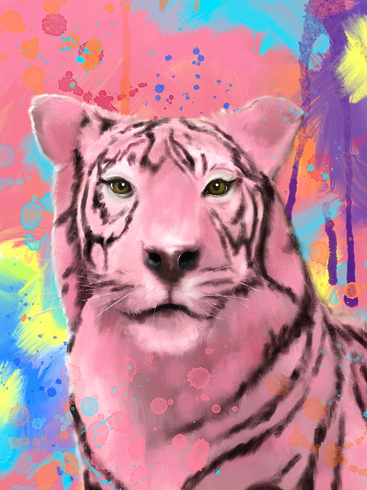 Pink Tiger art print by Matthew Piotrowicz for $57.95 CAD