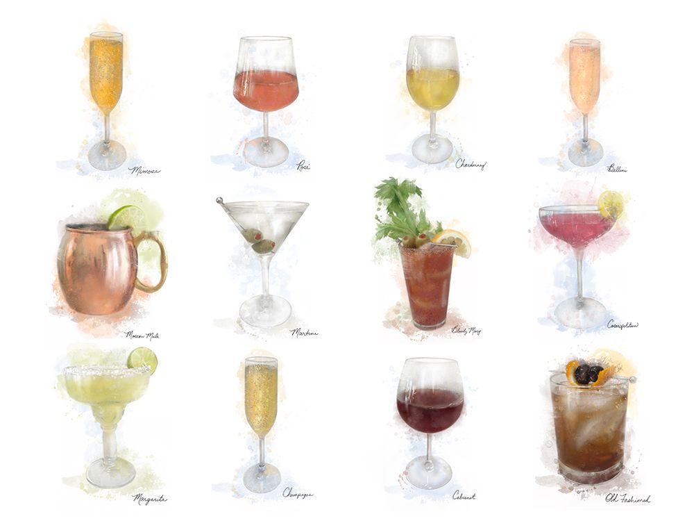 Drink Poster 2 art print by Matthew Piotrowicz for $57.95 CAD