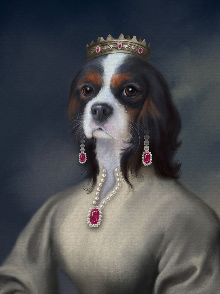 Royal Princess Spaniel art print by Matthew Piotrowicz for $57.95 CAD