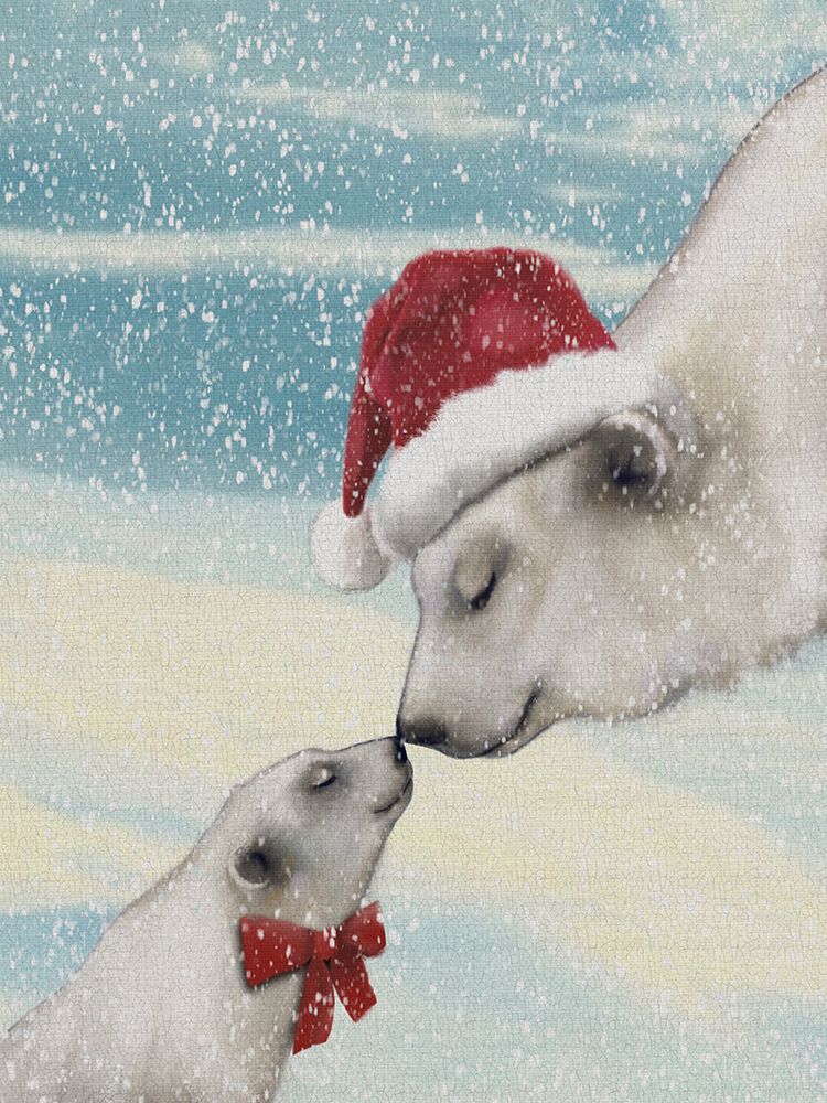 Mom And Baby Polar Bears art print by Matthew Piotrowicz for $57.95 CAD