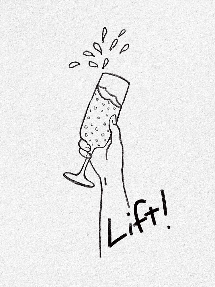 Drinks Lift art print by Matthew Piotrowicz for $57.95 CAD