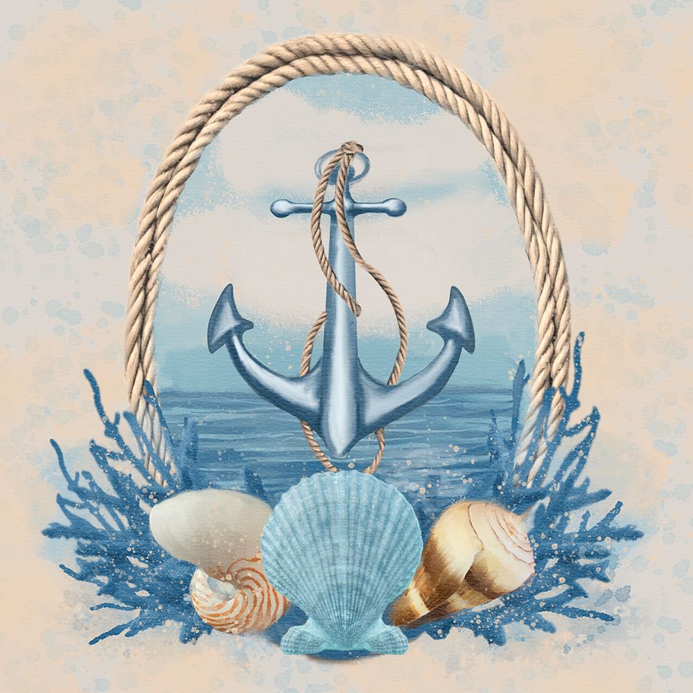 Coastal Nautical Anchor art print by Matthew Piotrowicz for $57.95 CAD