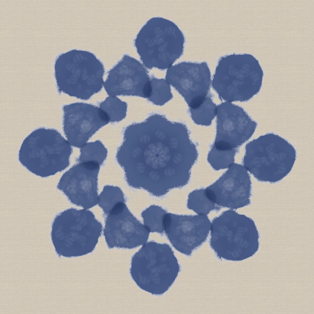 Indigo Abstract 4 art print by Matthew Piotrowicz for $57.95 CAD