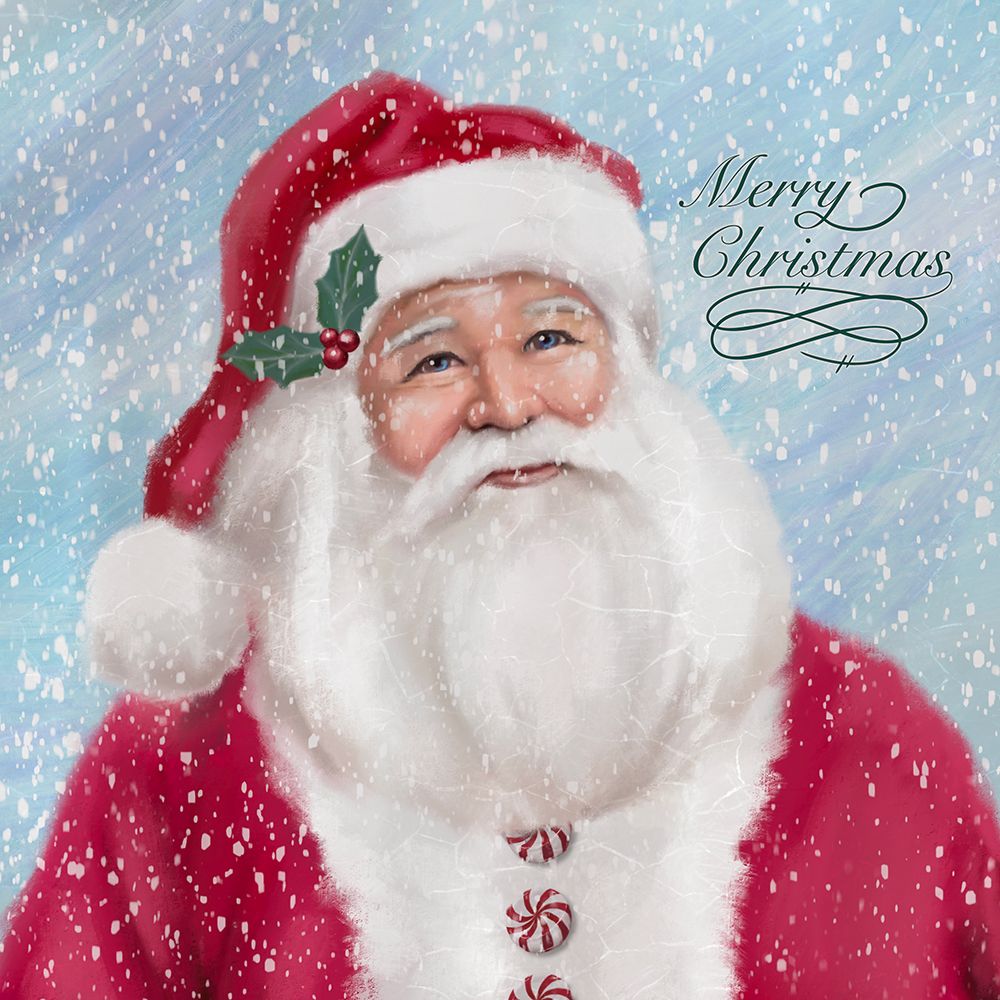 Merry Christmas Santa art print by Matthew Piotrowicz for $57.95 CAD