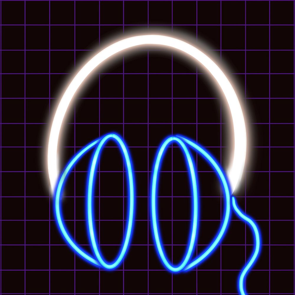 Gaming-Neon-Headphones art print by Matthew Piotrowicz for $57.95 CAD