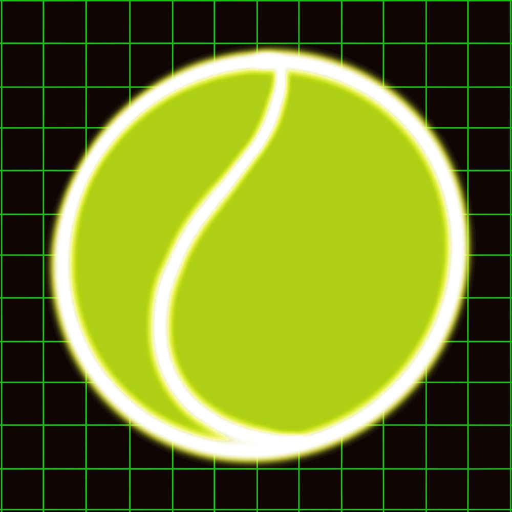Sports Neon Tennisball art print by Matthew Piotrowicz for $57.95 CAD