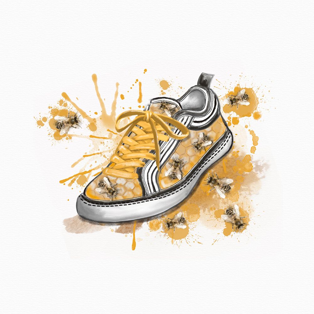 Icon Sneaker Bees art print by Matthew Piotrowicz for $57.95 CAD