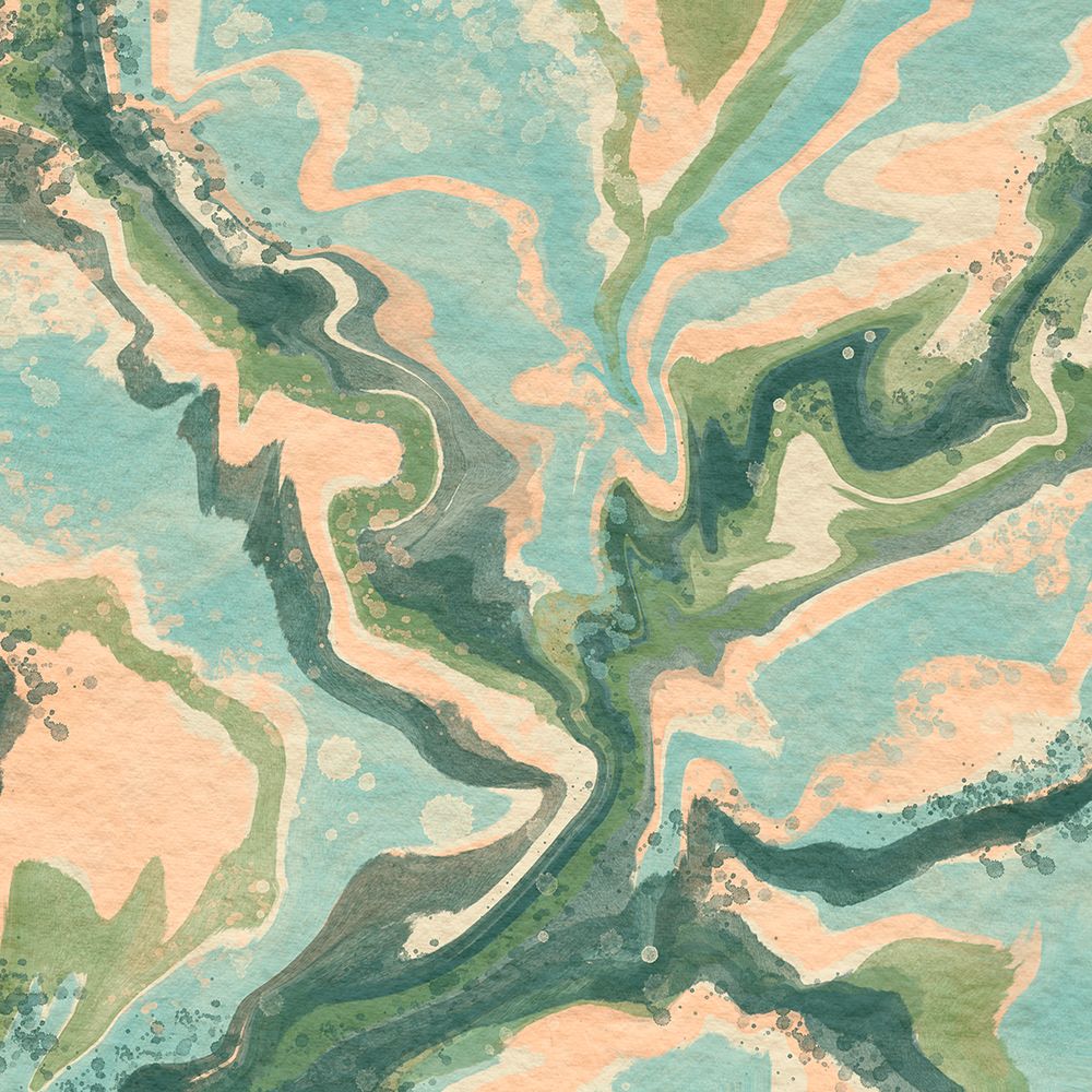 Abstract Watercolor Flow 1 art print by Matthew Piotrowicz for $57.95 CAD