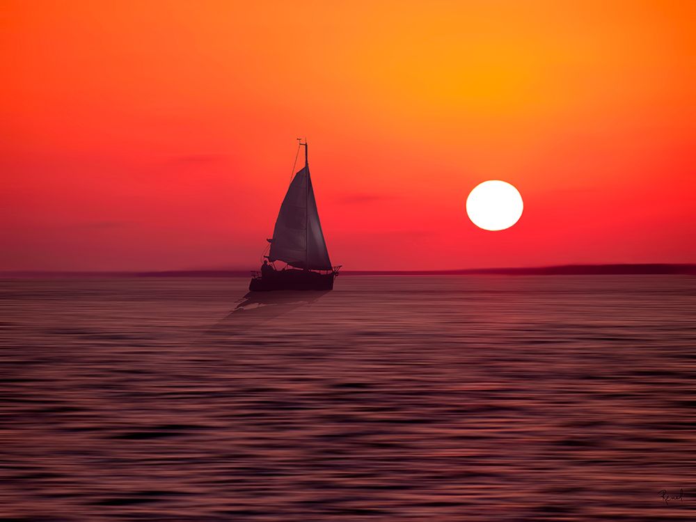 Sailing Series 13 art print by Renel Peters for $57.95 CAD