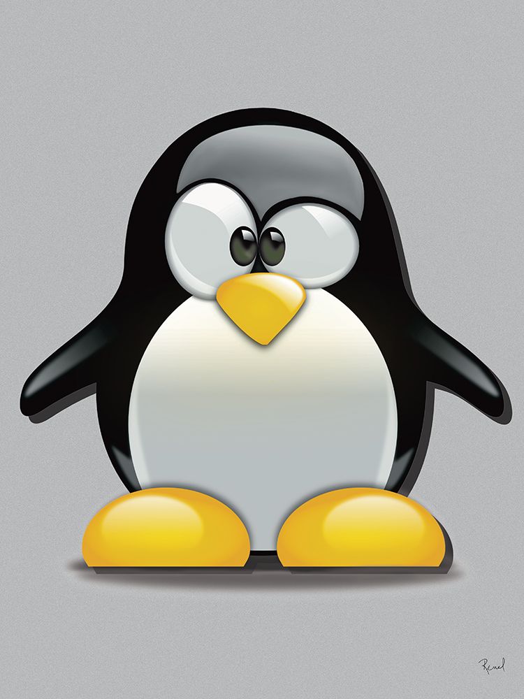 Silly Penguin art print by Renel Peters for $57.95 CAD