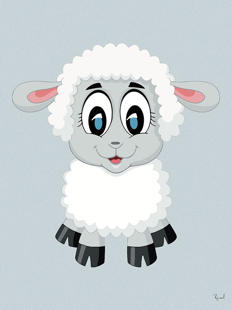 Sheep With A Sparkle art print by Renel Peters for $57.95 CAD