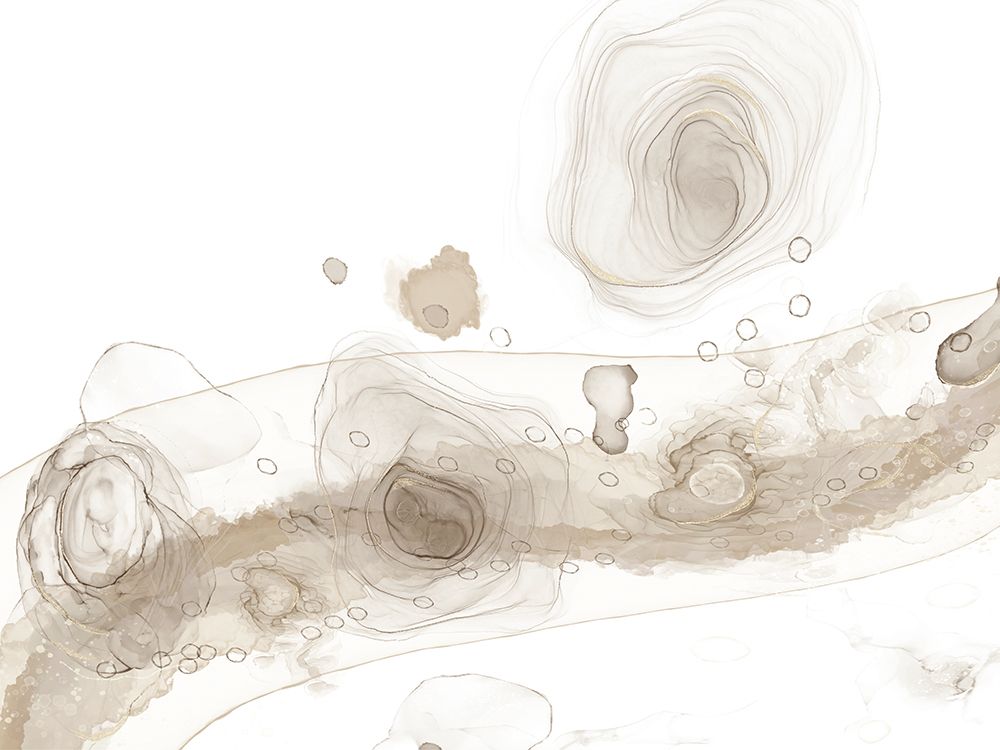 Chocolate Abstract art print by Renel Peters for $57.95 CAD