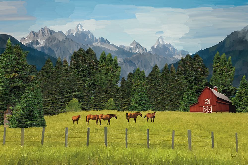Out To Pasture art print by Renel Peters for $57.95 CAD