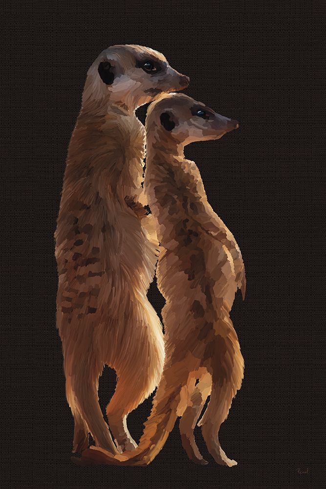 Meerkat Mates art print by Renel Peters for $57.95 CAD
