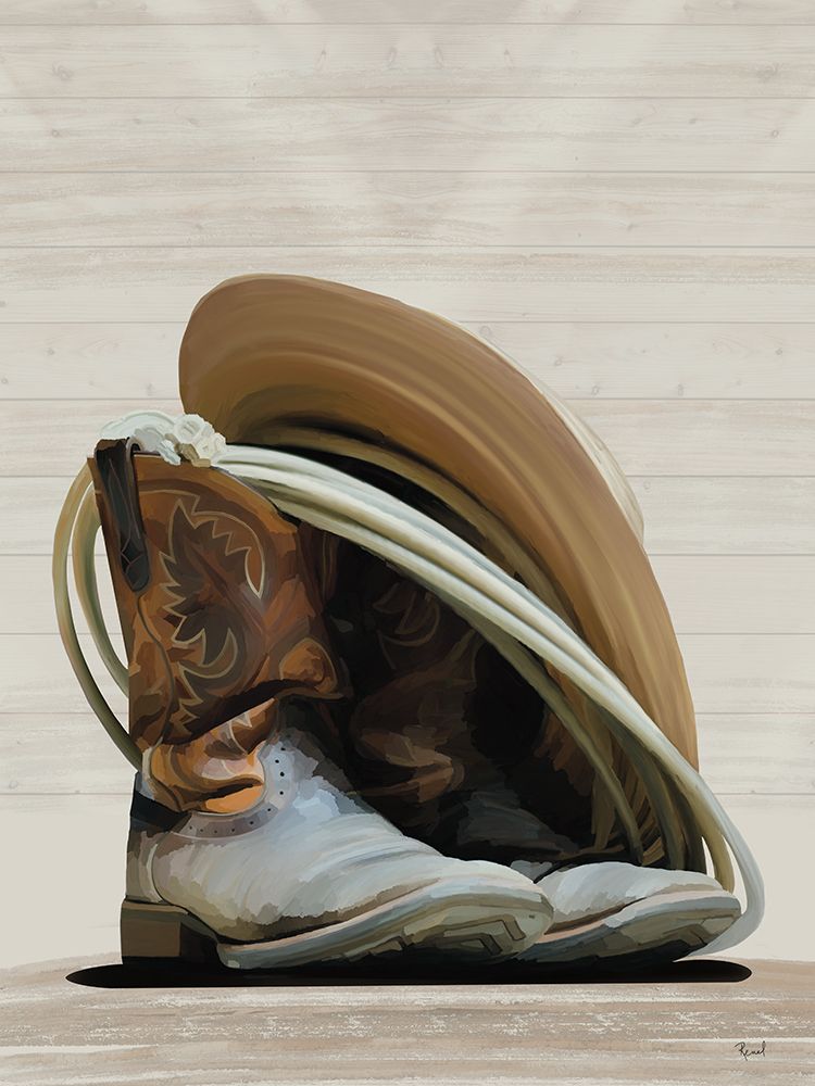 Cowboy Gear art print by Renel Peters for $57.95 CAD