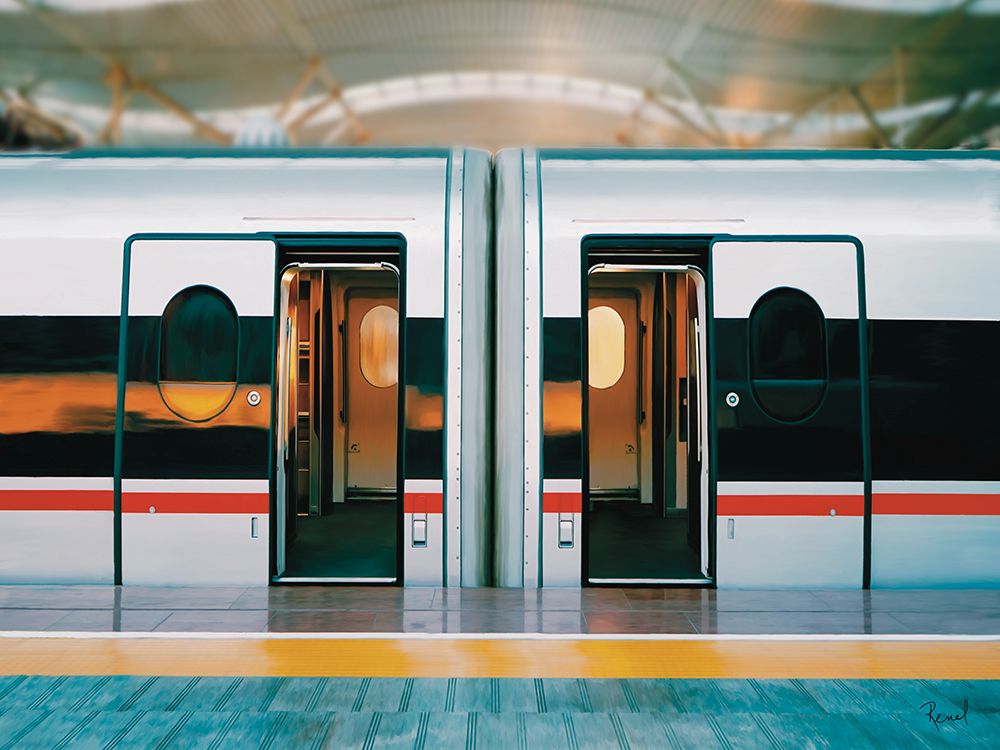 Taking The Train 2 art print by Renel Peters for $57.95 CAD