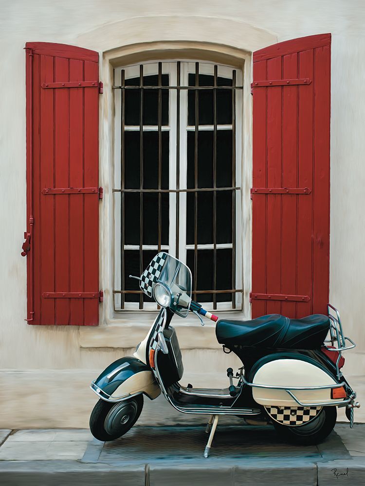 Two Wheel Dream 1 art print by Renel Peters for $57.95 CAD