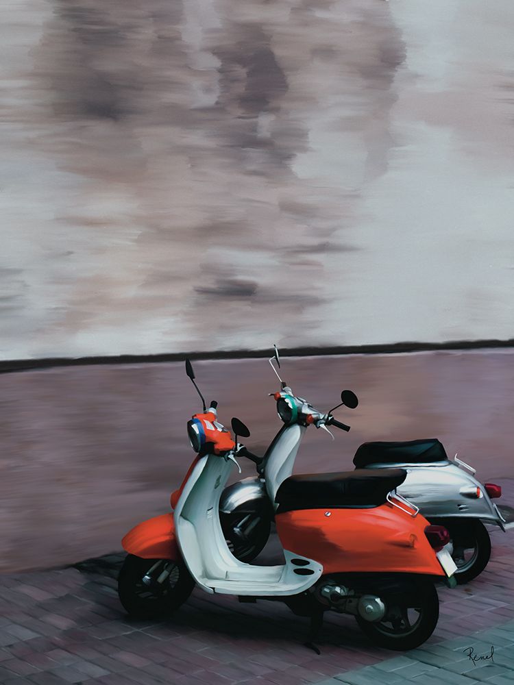 Two Wheel Dream 2 art print by Renel Peters for $57.95 CAD