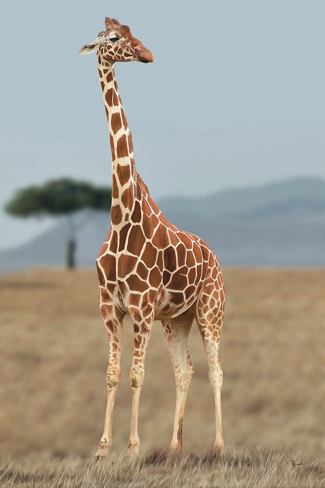 Standing Tall In Landscape art print by Renel Peters for $57.95 CAD