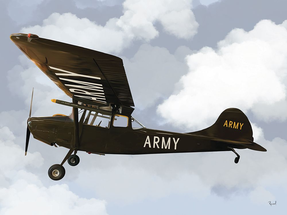 Airplane Series Army art print by Renel Peters for $57.95 CAD