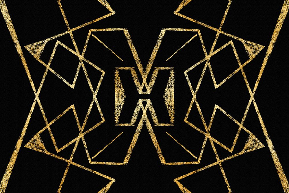 Geometric Glow In The Dark 1 art print by Renel Peters for $57.95 CAD