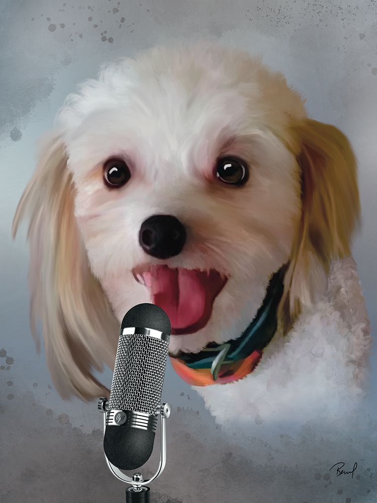 Canine Band Vocals art print by Renel Peters for $57.95 CAD