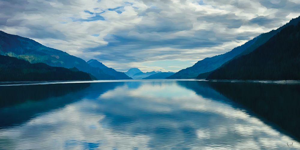 Reflection Series Shelter Bay art print by Renel Peters for $57.95 CAD