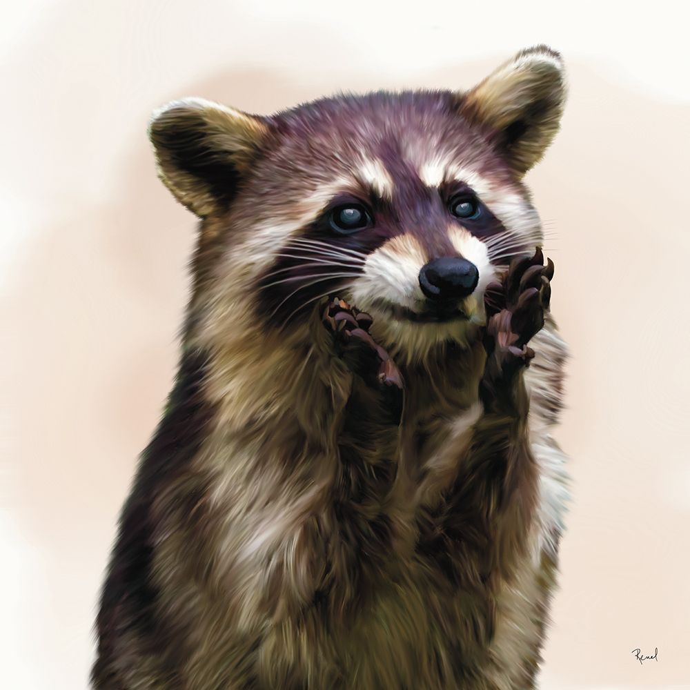 Endearing Raccoon 2 art print by Renel Peters for $57.95 CAD