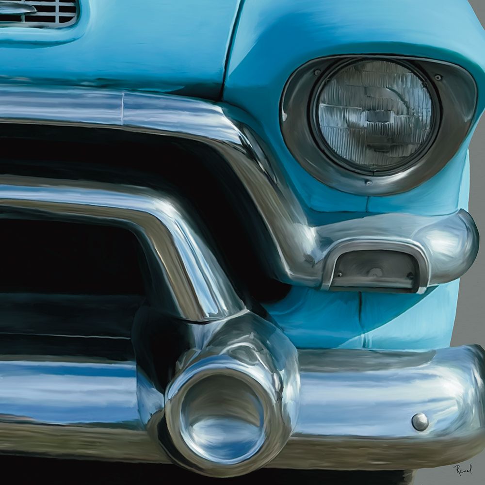 Old Timers Series Blue Classic art print by Renel Peters for $57.95 CAD