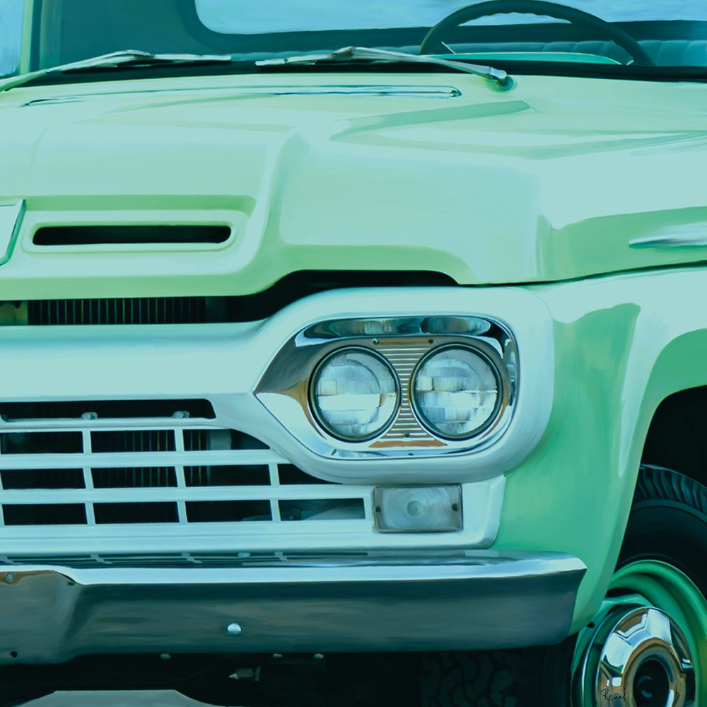 Old Timers Series Mint Green art print by Renel Peters for $57.95 CAD