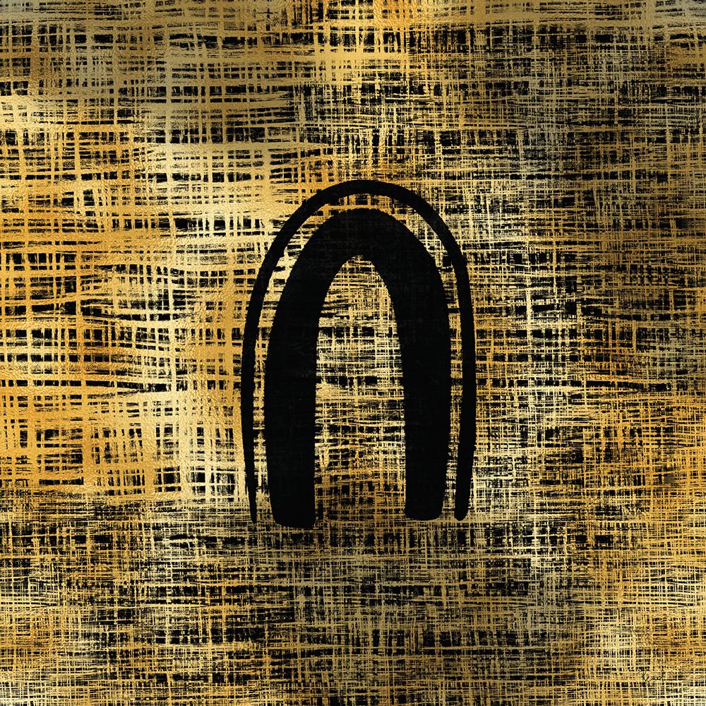 Black Arch On Gold art print by Renel Peters for $57.95 CAD