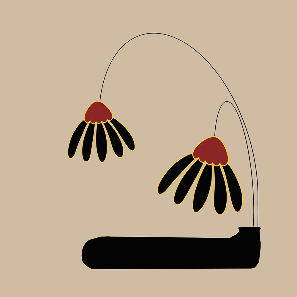 Drooping Coneflowers 1 art print by Renel Peters for $57.95 CAD