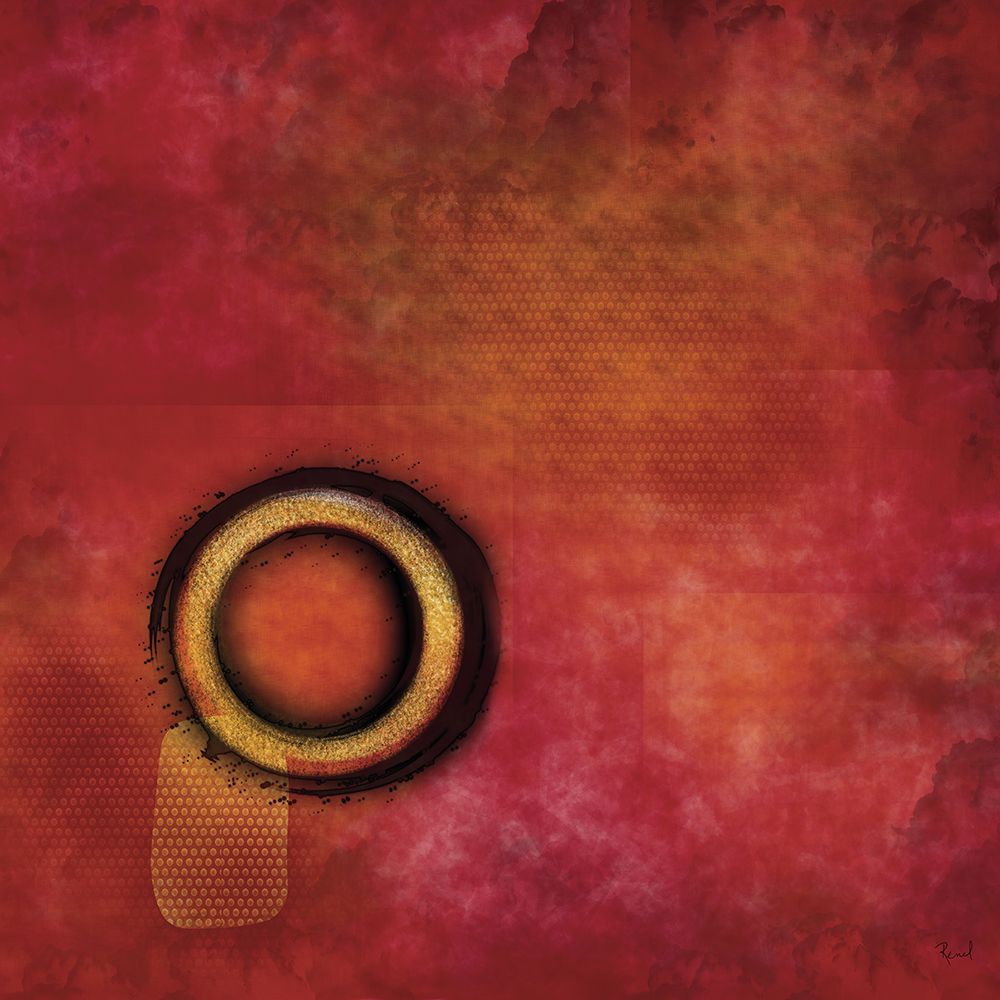 Going Round On Red 2 art print by Renel Peters for $57.95 CAD