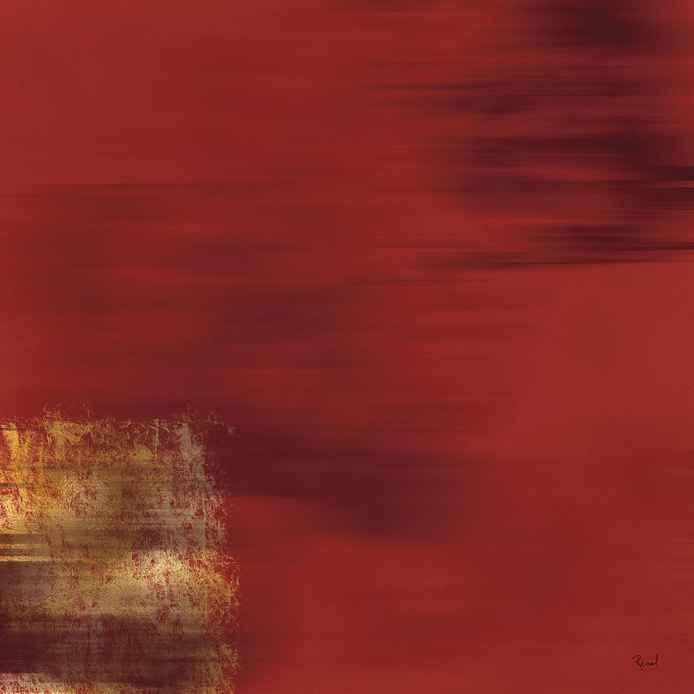 Golden Sparkle On Red 1 art print by Renel Peters for $57.95 CAD