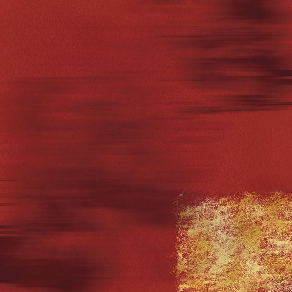 Golden Sparkle On Red 3 art print by Renel Peters for $57.95 CAD