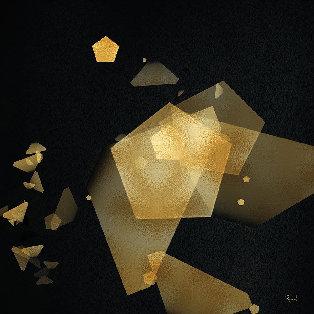 Gold In Space 2 art print by Renel Peters for $57.95 CAD