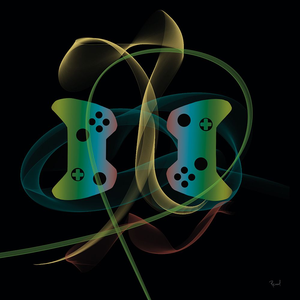 Gaming Controllers 1 art print by Renel Peters for $57.95 CAD